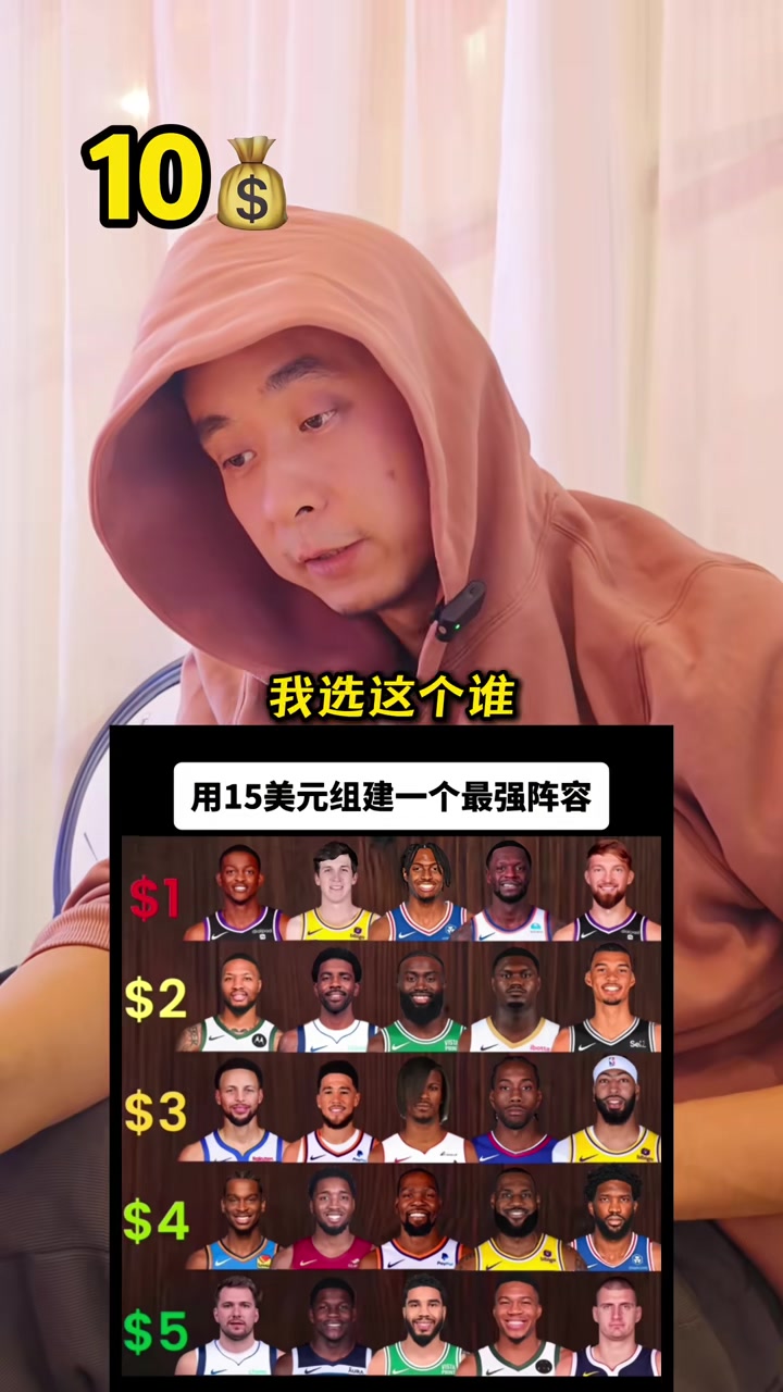 段冉：15美元組建最強陣容，你會怎么選？