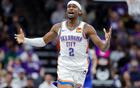 NBA常規(guī)賽排名：雷霆奪冠，三隊(duì)60+勝，火箭湖人50+勝顯進(jìn)步。