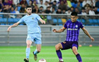 深圳新鵬城勝天津津門虎，杜加利奇頭球制勝。
