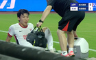 元敏誠傷勢無礙，16分鐘離場記者報道